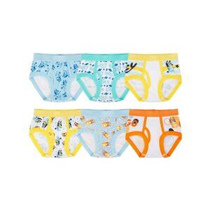 Handcraft boys Bluey briefs underwear six pack 2T / 3T NEW 100% cotton